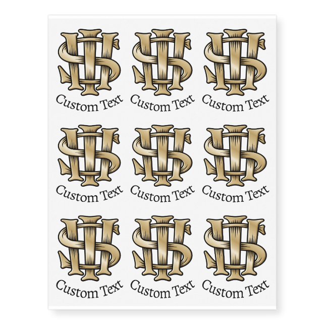 IHS Christogram Temporary Tattoos (Front)
