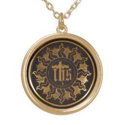 IHS monogram of the Holy Name of Jesus Pendant