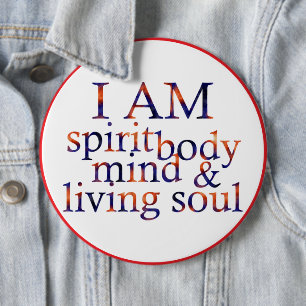 II am a Living Soul I Eng I  Button