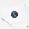 IIH Ribbon - I hope for a cure Classic Round Sticker | Zazzle