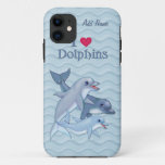 Iiheart Dolphin Family - Customize Iphone 11 Case at Zazzle