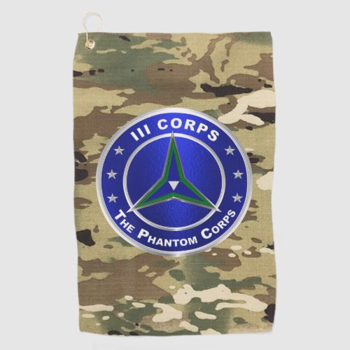 III Corps  Golf Towel