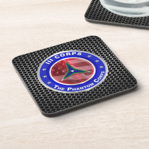 III Corps Phantom Corps Beverage Coaster