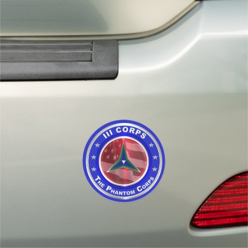 III Corps Phantom Corps Car Magnet