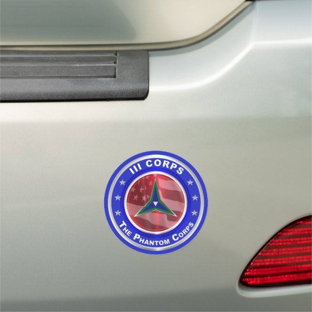 III Corps Phantom Corps Car Magnet (In Situ)