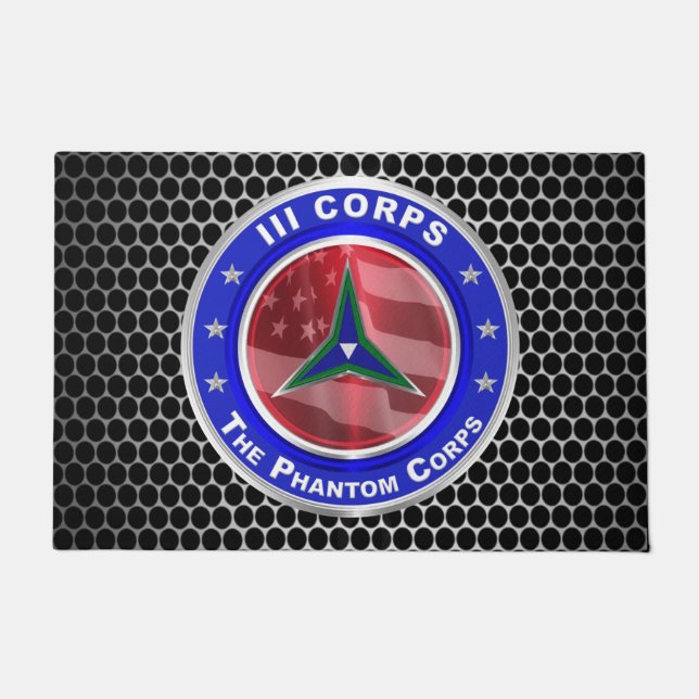III Corps Phantom Corps Doormat (Front)