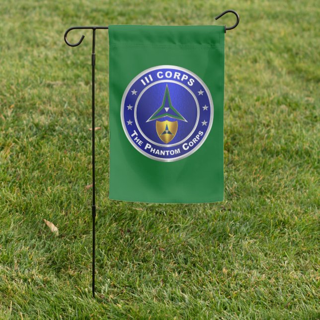 III Corps “Phantom Corps”  Garden Flag (In SItu)