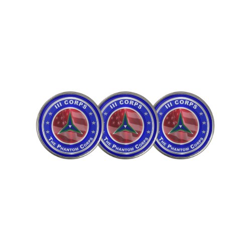 III Corps Phantom Corps  Golf Ball Marker