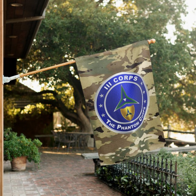 III Corps “Phantom Corps” House Flag (In SItu)