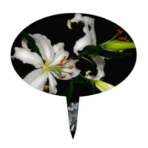 Iirsh Design -Brass and Flower Collection Cake Topper