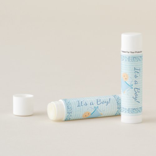 IIts a Boy Baby Shower Favors Lip Balm