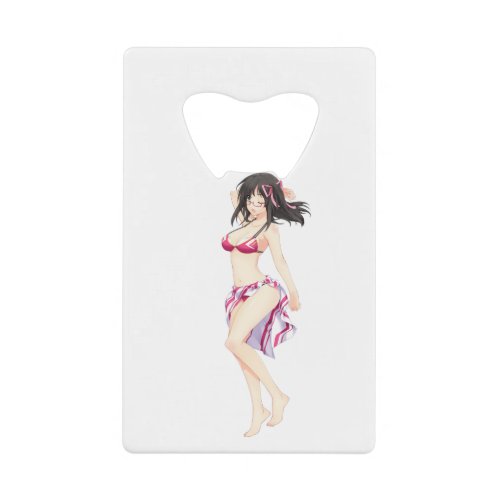 iizuki_smartdoll14 in a bikini credit card bottle opener