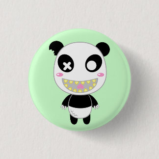 Ijimekko the Panda Pinback Button