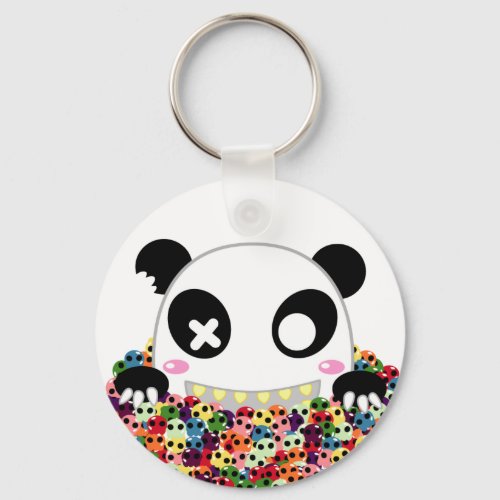 Ijimekko the Panda _ Sugar Skulls Keychain