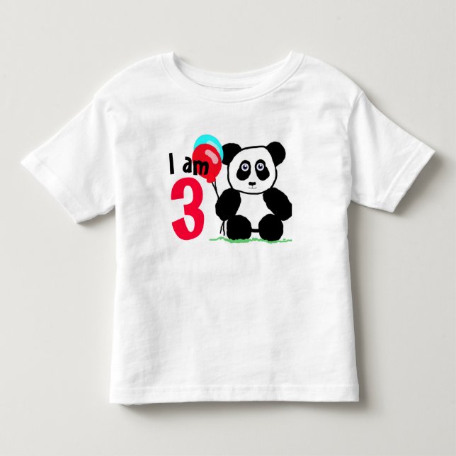 Ik ben 3 verjaardag toddler t-shirt (Front)