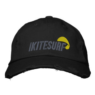 iK Black Distressed Hat
