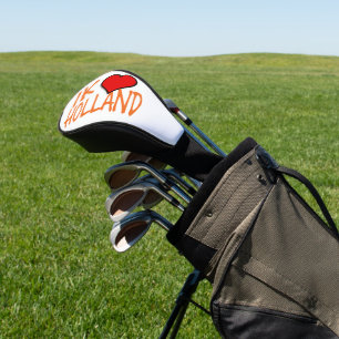 Ik Heart Holland or on wt dccnt Golf Head Cover
