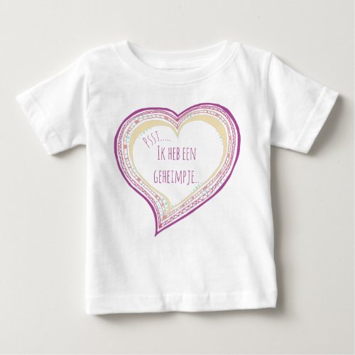 ik heb een geheimpje grote zus baby T_Shirt