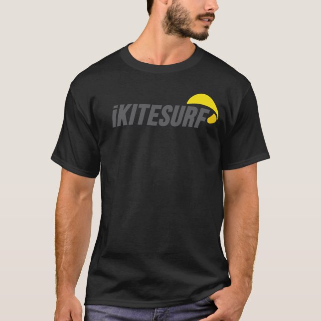 iK Men's 2-Sided Black T-Shirt (Front)