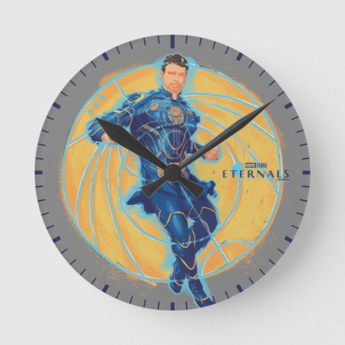 Ikaris Astrometry Graphic Round Clock