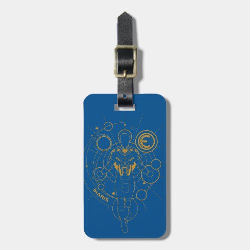 Ikaris Astrometry Outline Luggage Tag