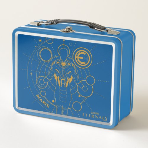Ikaris Astrometry Outline Metal Lunch Box