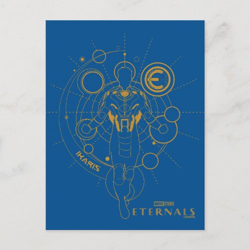 Ikaris Astrometry Outline Postcard