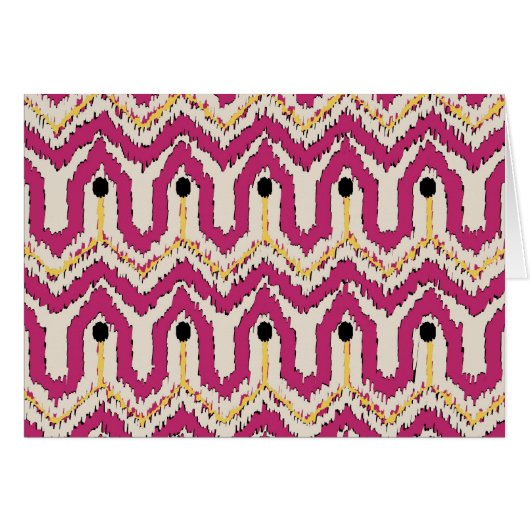 Ikat Border Art Card (Front Horizontal)