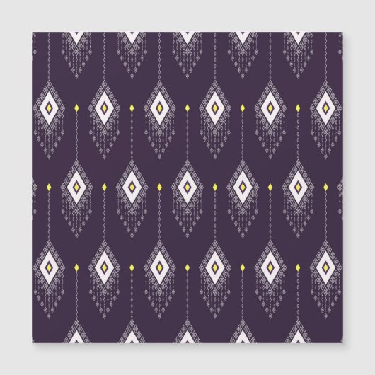 Ikat Chandelier Pattern: Vintage Textile Design (Front)