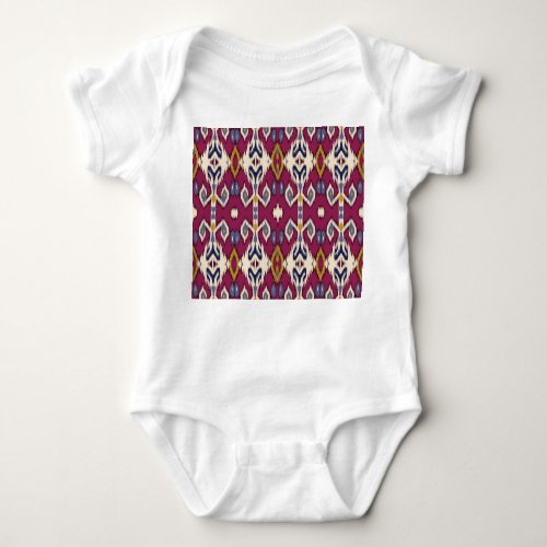 Ikat Chevron Ethnic Elegance Baby Bodysuit