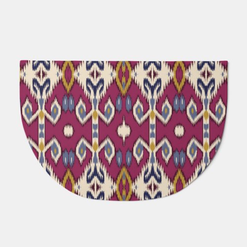 Ikat Chevron Ethnic Elegance Doormat