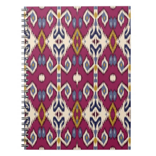 Ikat Chevron Ethnic Elegance Notebook