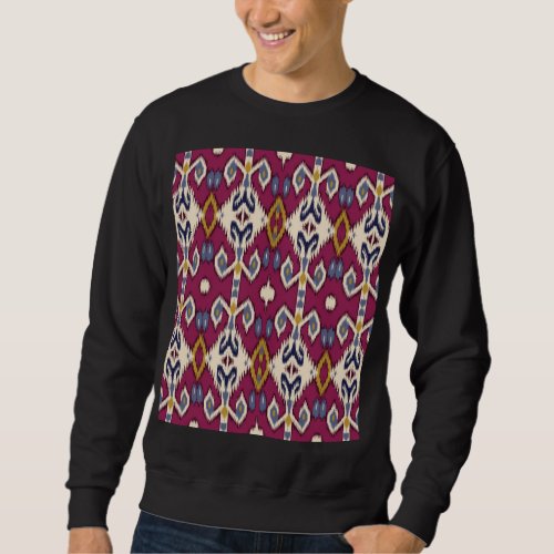 Ikat Chevron Ethnic Elegance Sweatshirt