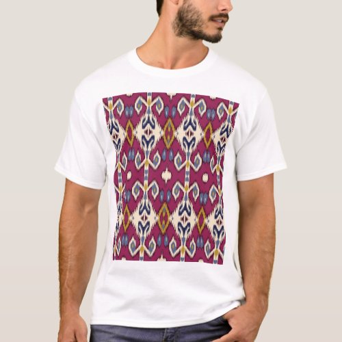Ikat Chevron Ethnic Elegance T_Shirt