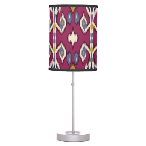 Ikat Chevron Ethnic Elegance Table Lamp