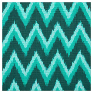 Set of 4 3dRose CST_179801_1 Coral Pink & Turquoise Chevron Zig Zag Pattern Teal Zigzag Stripes Soft Coasters, 