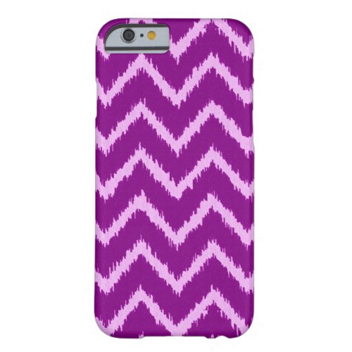 Ikat Chevrons _ Amethyst purple and light orchid Barely There iPhone 6 Case