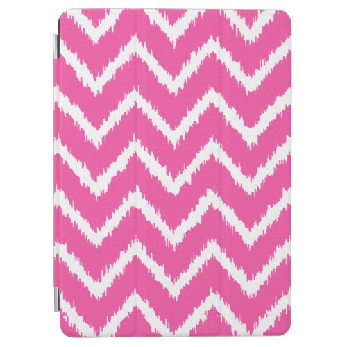 Ikat Chevrons _ Deep fuchsia pink and white iPad Air Cover