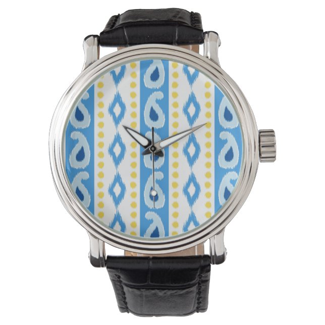 Ikat Design #3 @ Emporio Moffa Watch (Front)