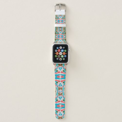 Ikat Ethnic Abstract Pattern Shaman Pattern Peni Apple Watch Band
