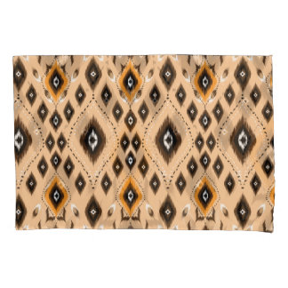 Ikat Ethnic Geometric Folklore Pattern Pillow Case