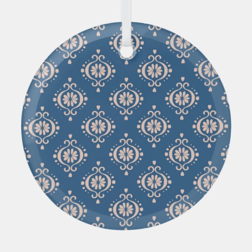 Ikat Geometric Folklore Damask Ornament
