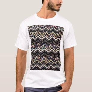 Ikat geometric folklore, tribal Aztec pattern. T-Shirt
