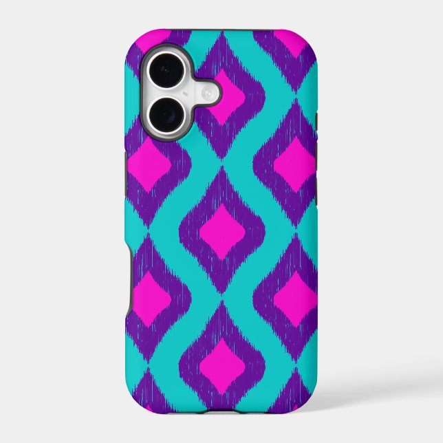 Ikat Inspired Pattern Iphone Case (Back)