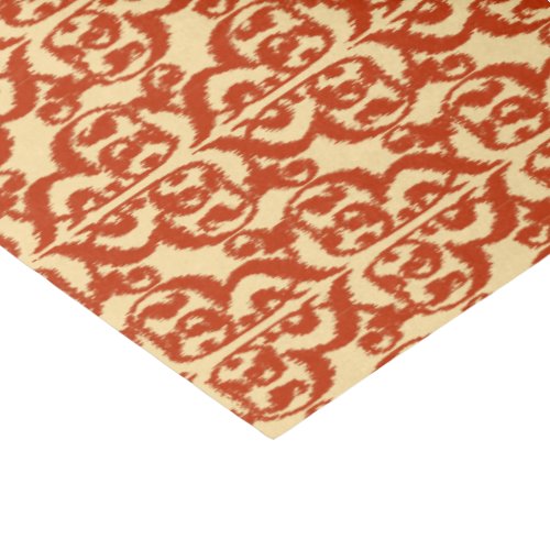 Ikat Moorish Damask _ Mandarin orange Tissue Paper