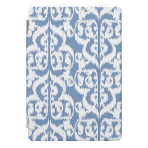 Ikat Moorish Damask - sky blue and white iPad Mini Pro Cover