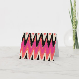 Ikat Pattern Art Card