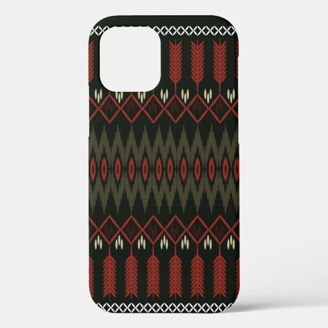 ikat Pattern. Geometric seamless ornament. Ethnic  Case-Mate iPhone Case (Back)