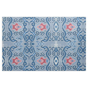 IKAT Pattern Gypsy Boho Bohemian Trendy Vintage Fabric