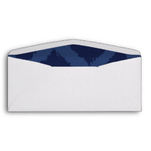 Ikat Pattern in Blue Designer Envelope